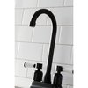 Kingston Brass KB8490DPL Bar Faucet, Matte Black KB8490DPL